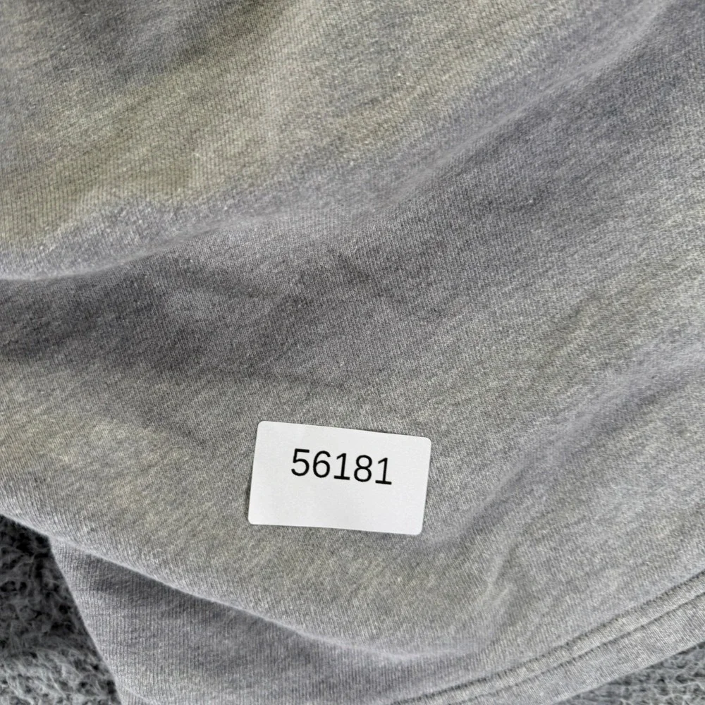 Adidas Shorts Mens M Gray Cotton Sweat Running Sports Performance 3-Stripes